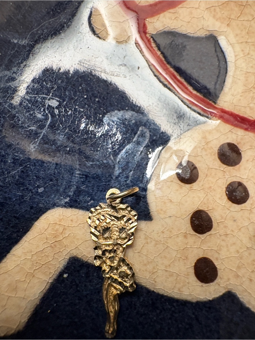 14k gold Betty Boop
Charm Pendant